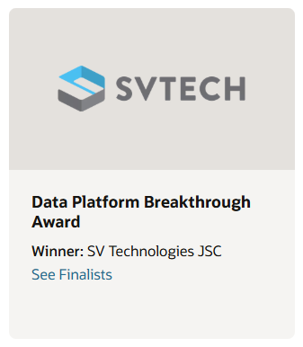 Hạng mục Winner – Data Platform Breakthrough